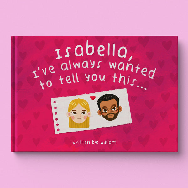Personalized Fill-in-the-Blank Love Letter Book