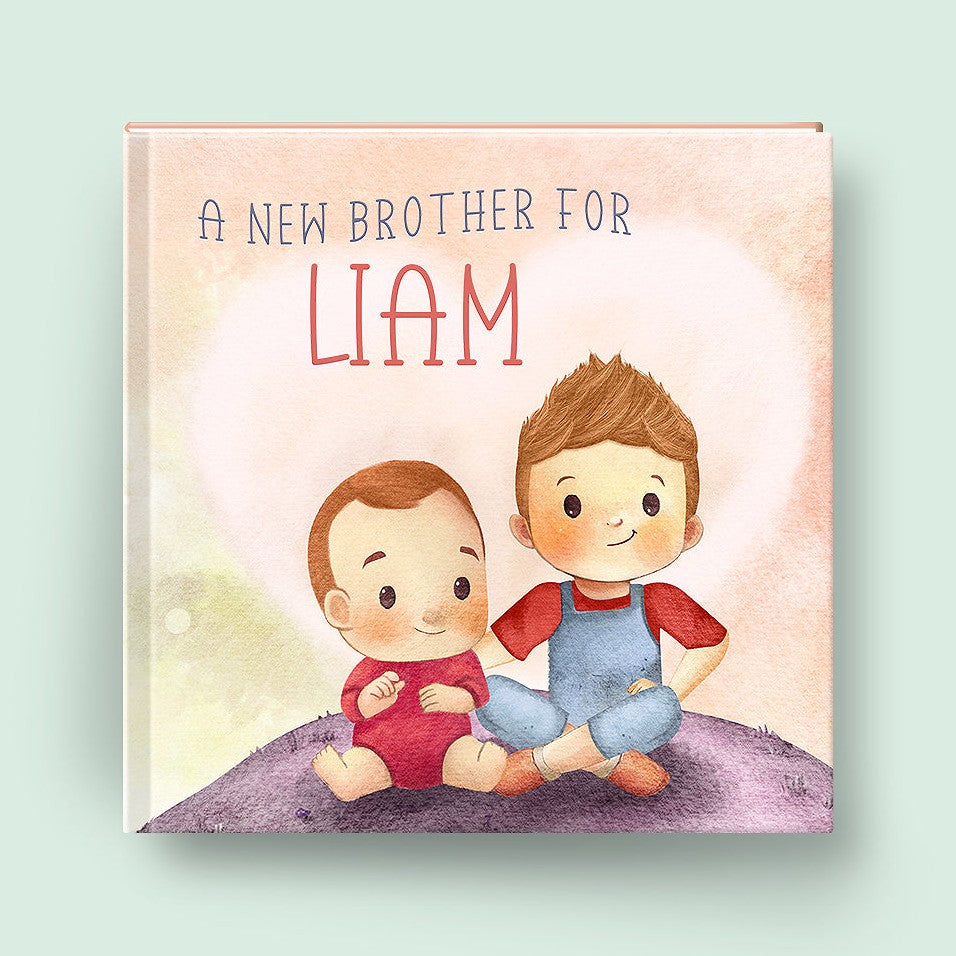 Cover of A New Brother / Sister, a personalized storybook for a new big sibling