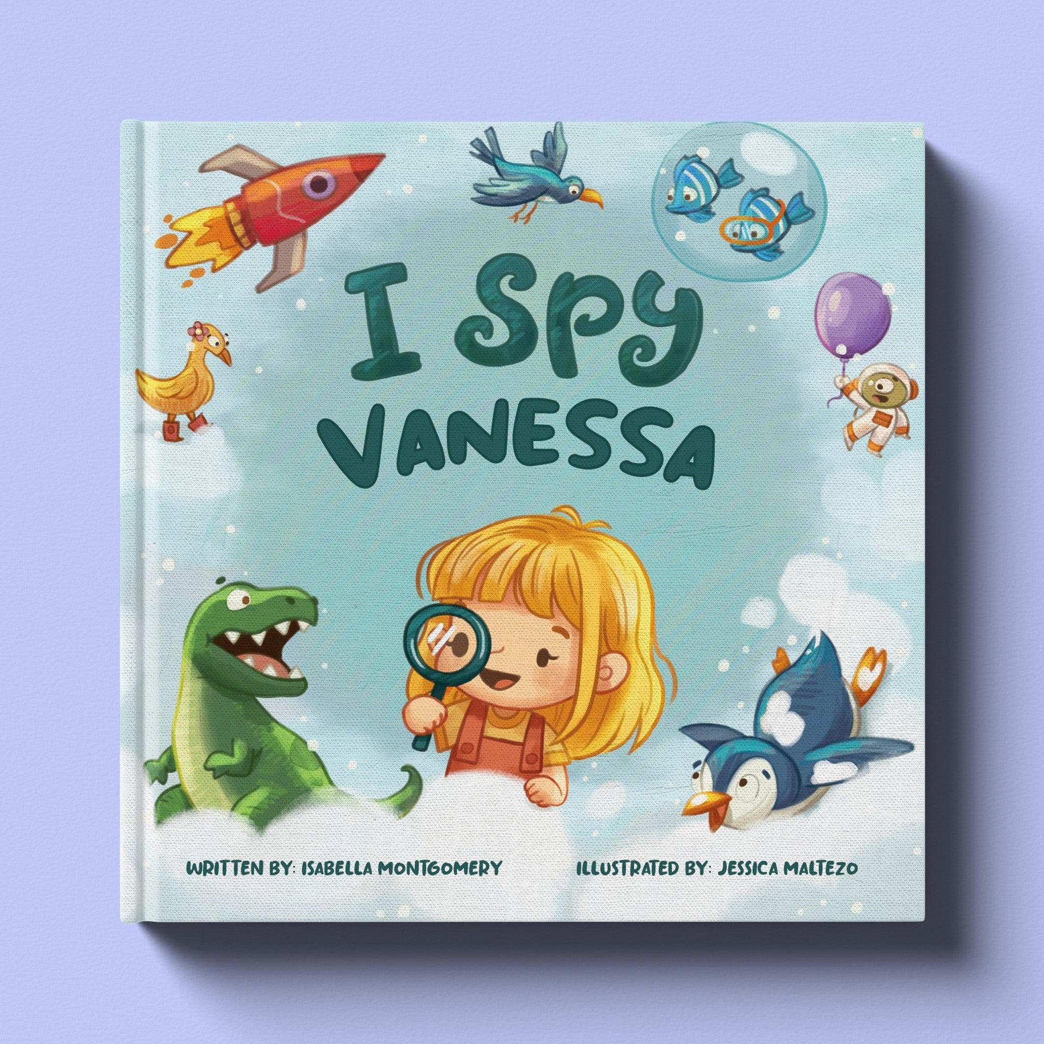 Cover of I Spy You, a personalized search and find book