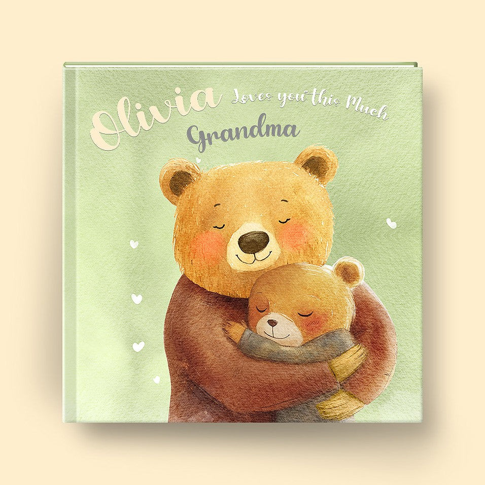 Cover of Loves Grandma, a personalized keepsake storybook