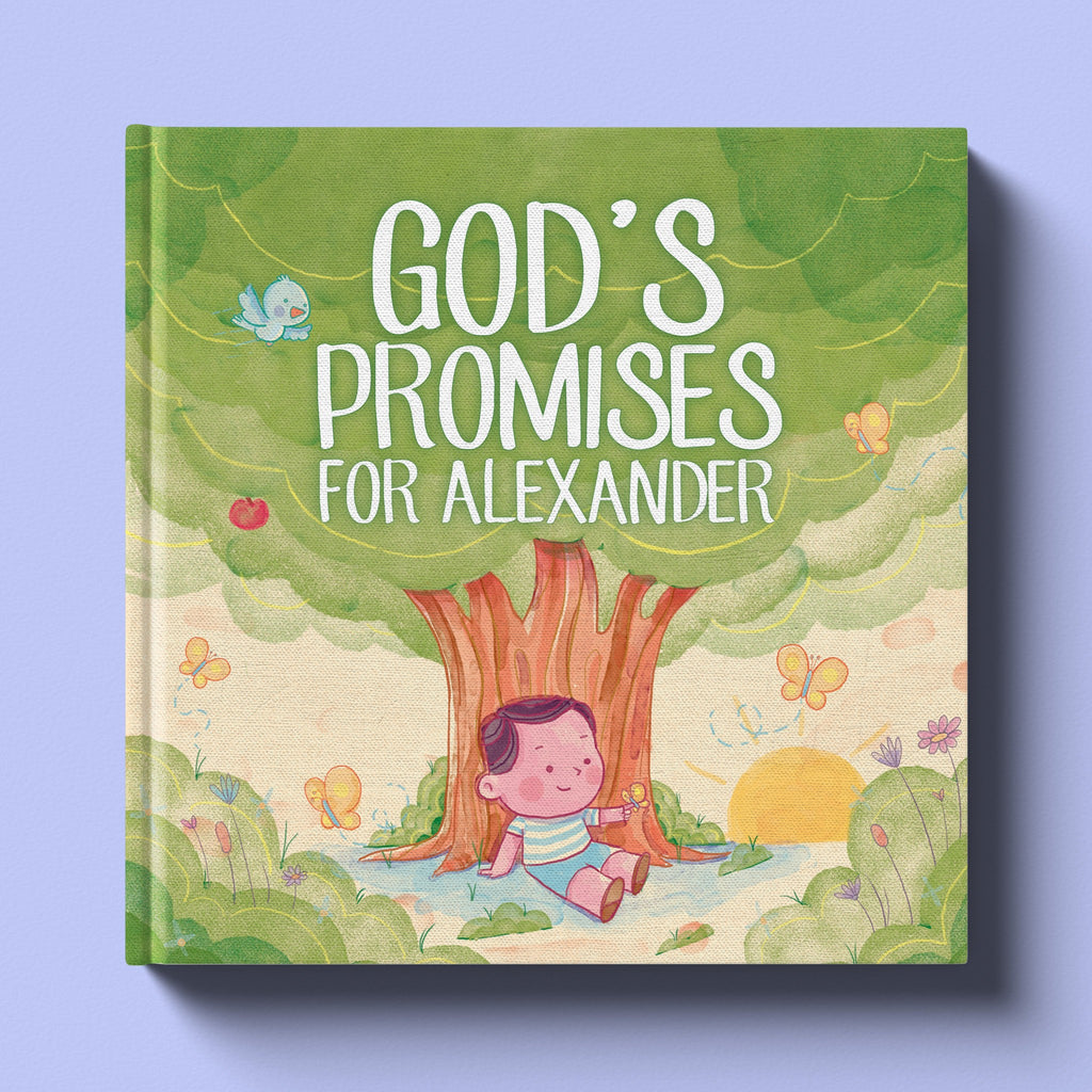 Cover of God's Promises for You, a personalized faith storybook