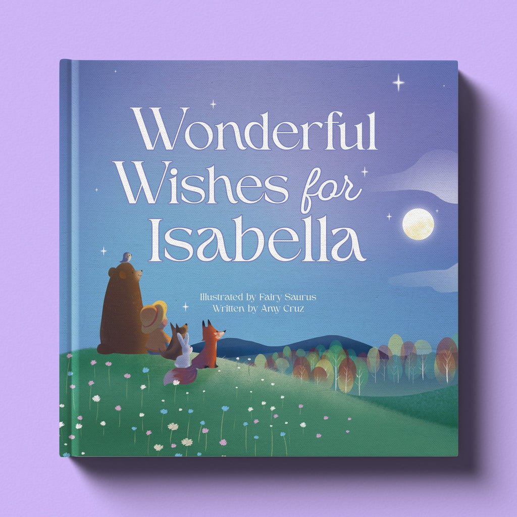 Cover of Wonderful Wishes for You, a personalized bedtime storybook