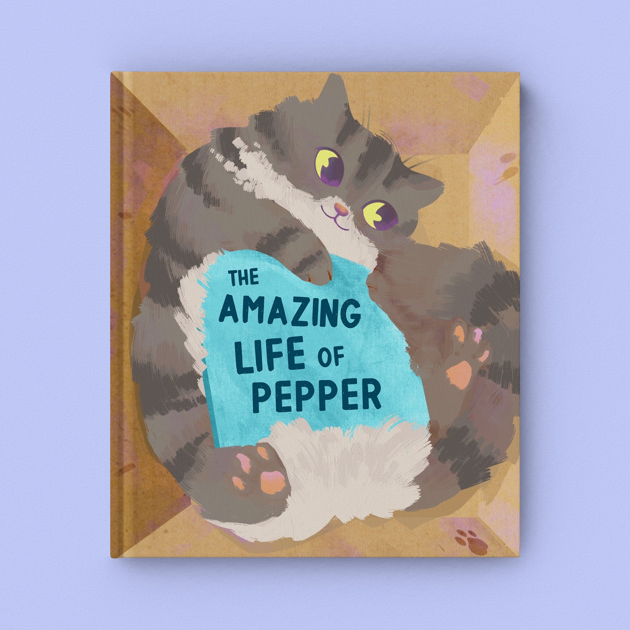 Cover of The Life of Your Cat, a personalized illustrated adventure book