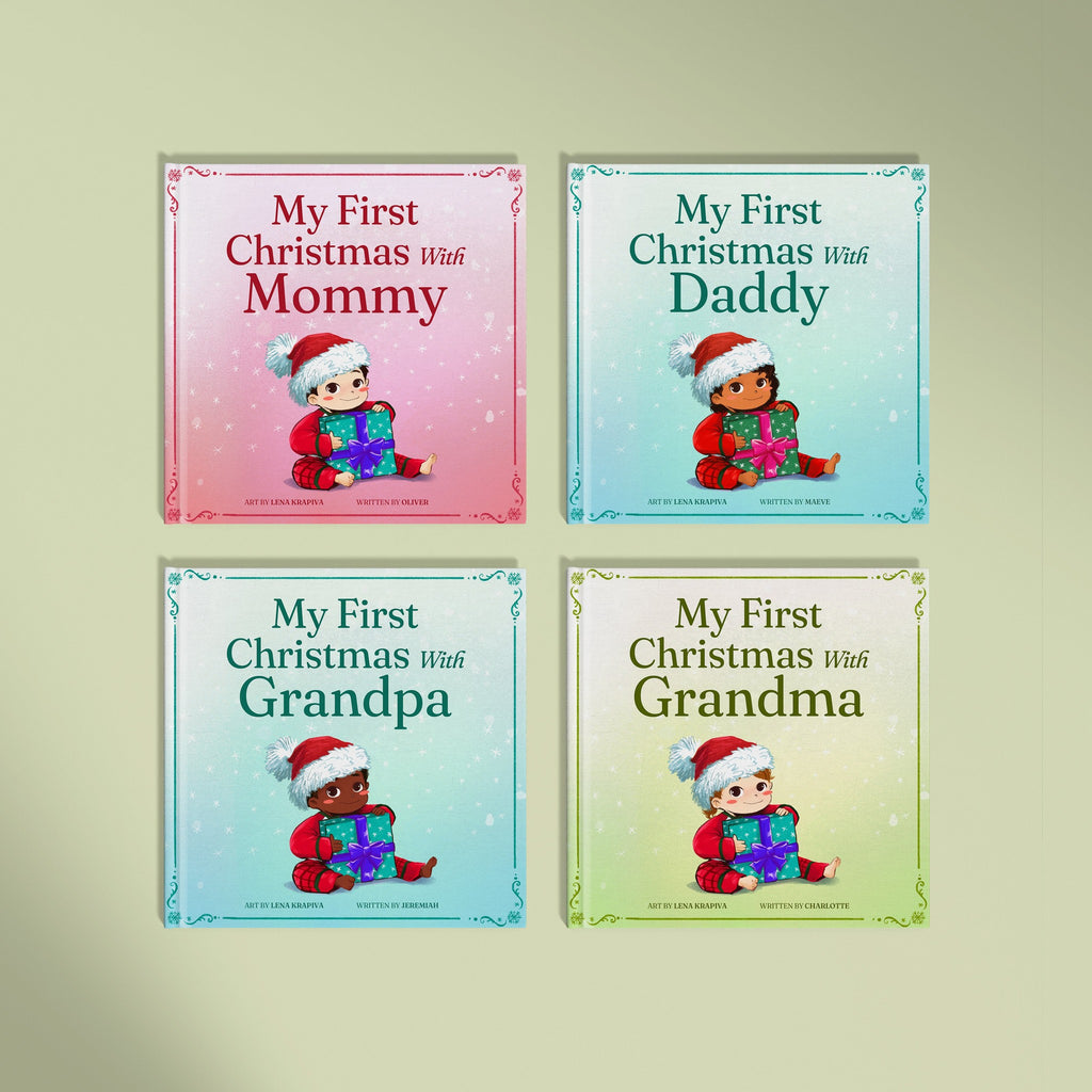 Inside page from My First Christmas with Mommy, a personalized holiday storybook