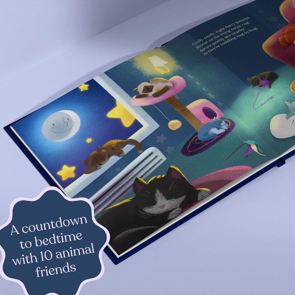 Inside page from Sweet Dreams for You, a personalized bedtime storybook