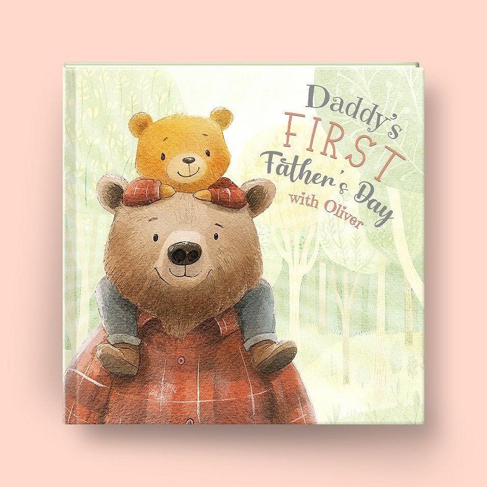 Cover of Bear First Father's Day, a personalized keepsake storybook
