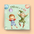Cover of Child & Elf Christmas, a personalized holiday storybook
