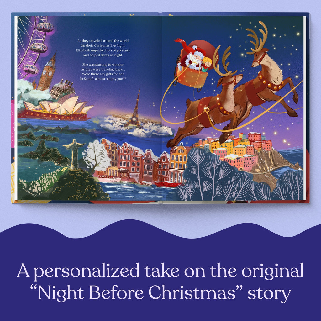 Countdown spread from the Christmas Eve story