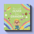 Cover of How Much I Love Grandpa, a personalized keepsake storybook
