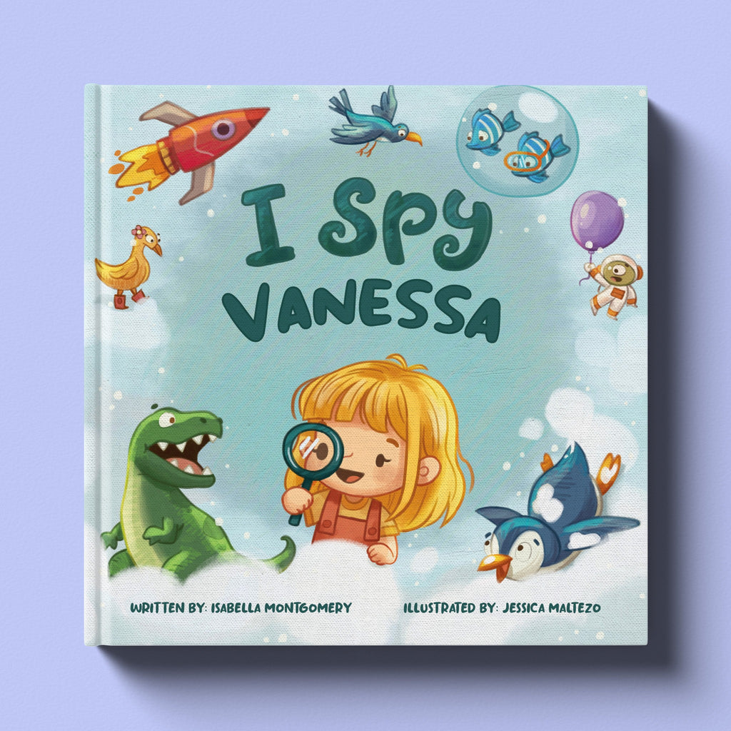 Cover of I Spy You, a personalized illustrated adventure book