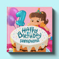 Cover of Happy First Birthday!, a personalized milestone keepsake book