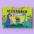 Cover of How to Raise a Name-O-Saurus, a personalized keepsake storybook