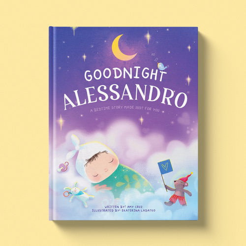 Cover of the personalized bedtime wish book