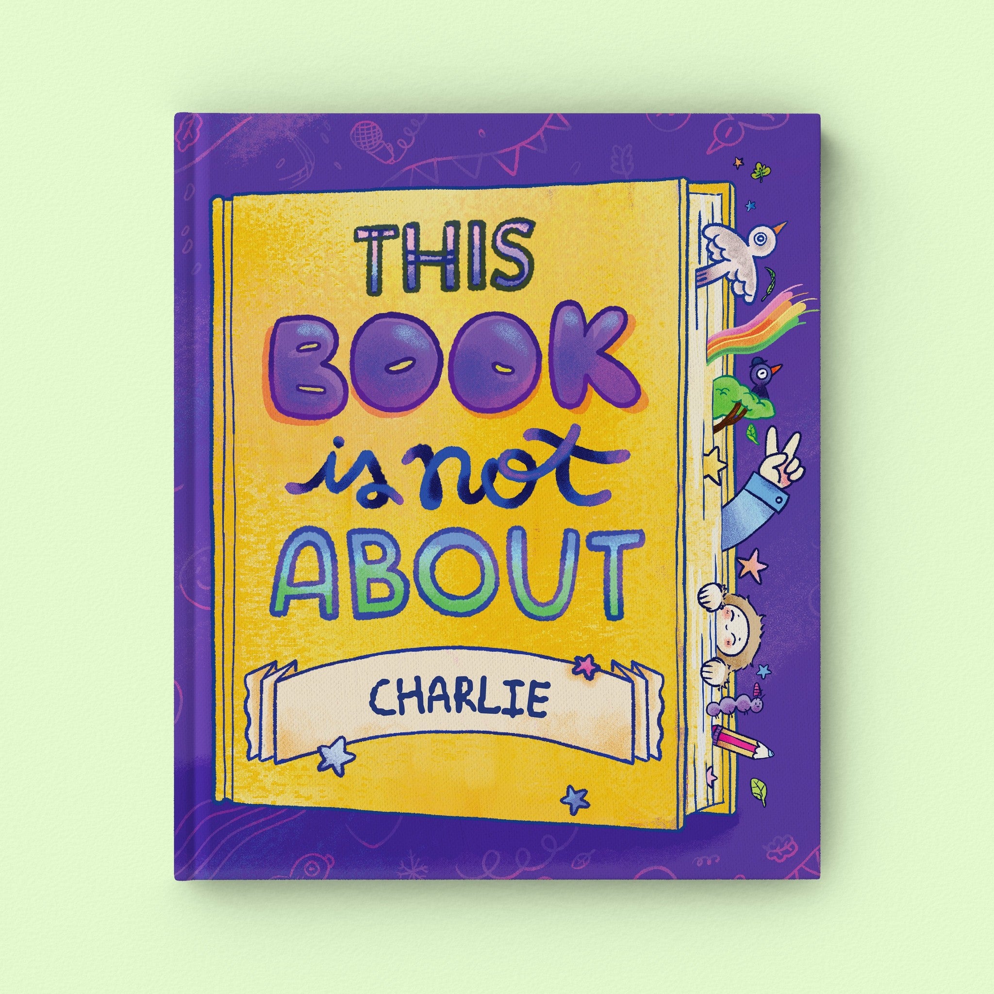 Cover of This Book is Not About You, a personalized keepsake storybook