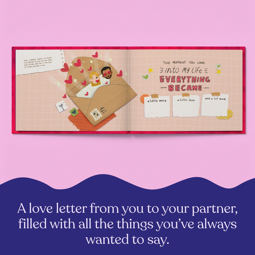 Inside page from I've Always Wanted to Tell You This, a personalized keepsake storybook