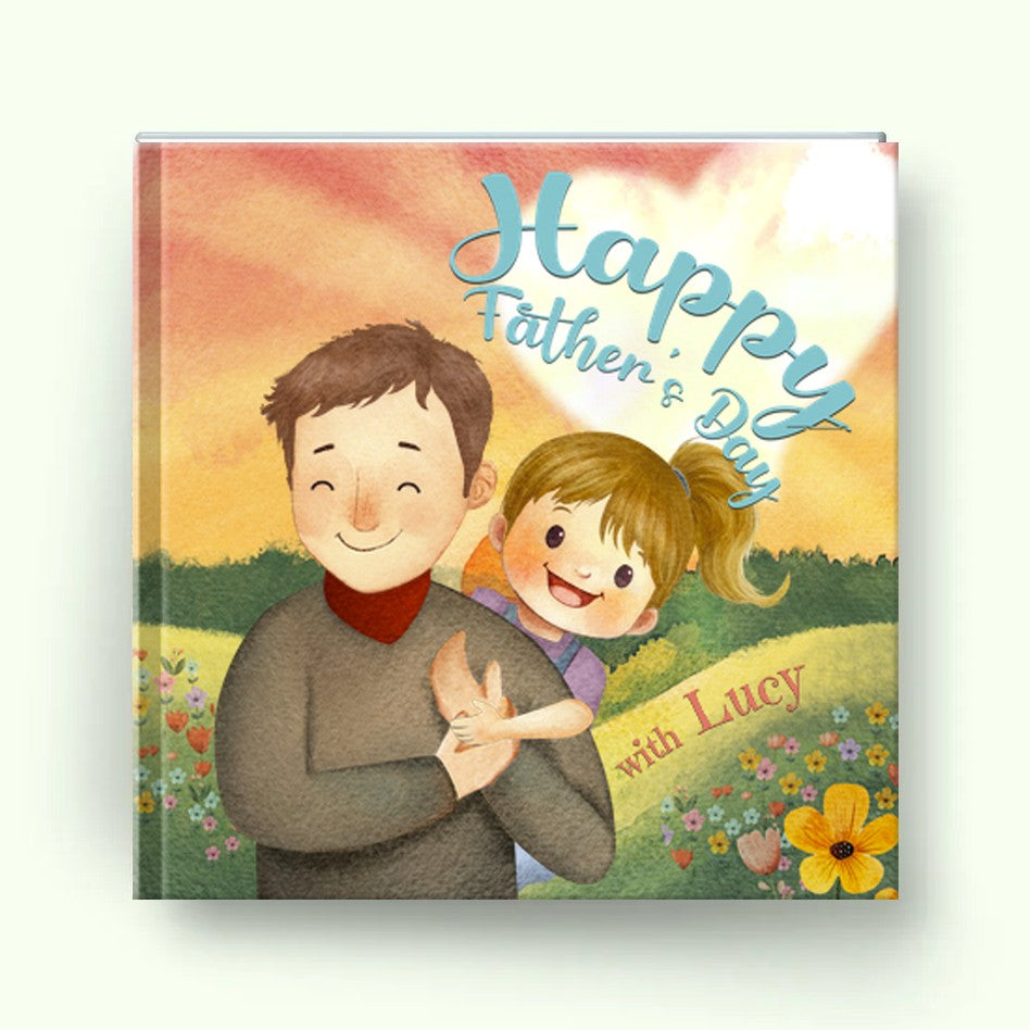 Cover of Happy Father's Day, a personalized keepsake storybook