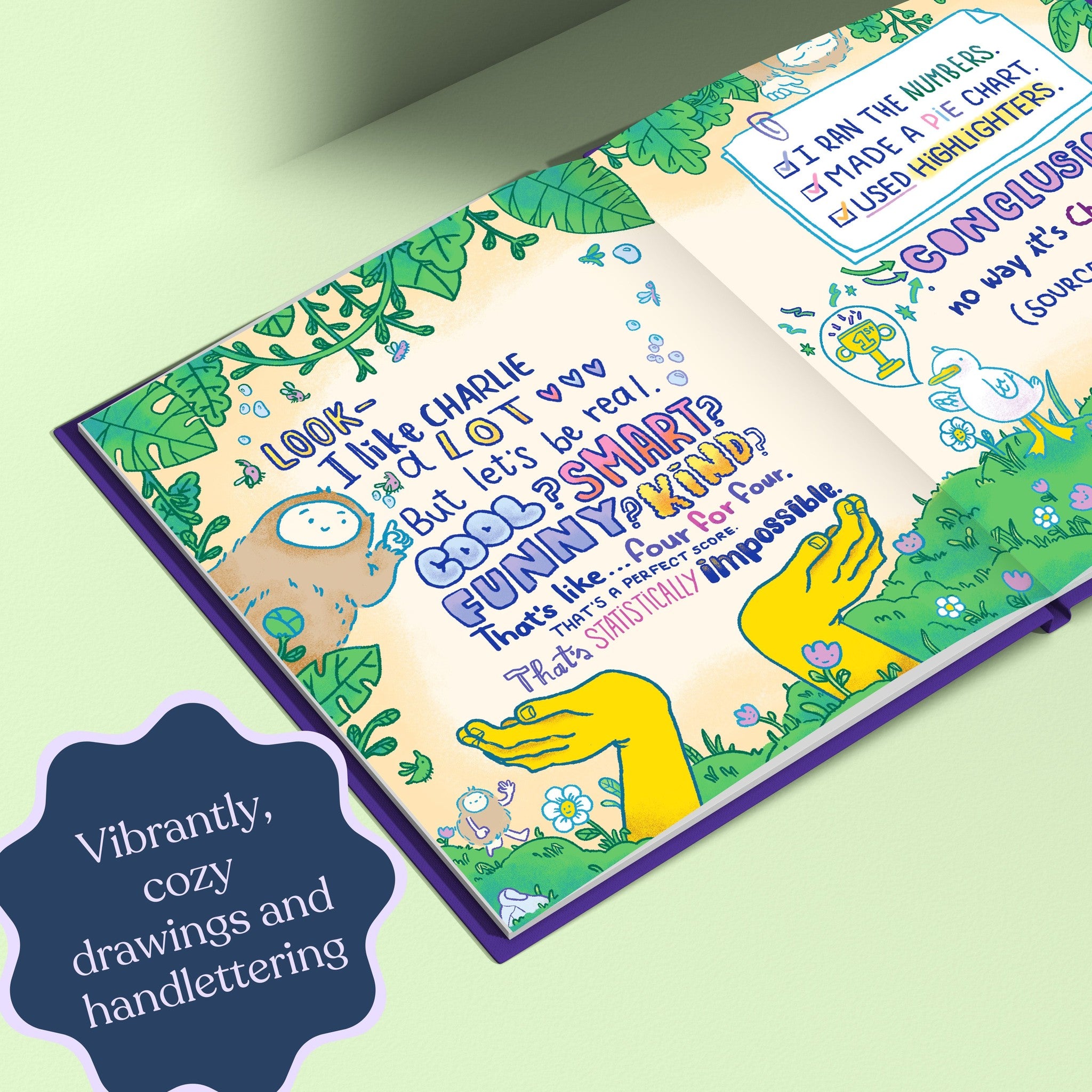 Inside page from This Book is Not About You, a personalized keepsake storybook
