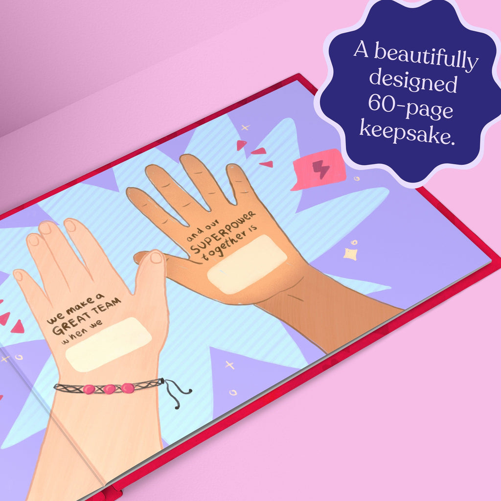 Inside page from I've Always Wanted to Tell You This, a personalized keepsake storybook