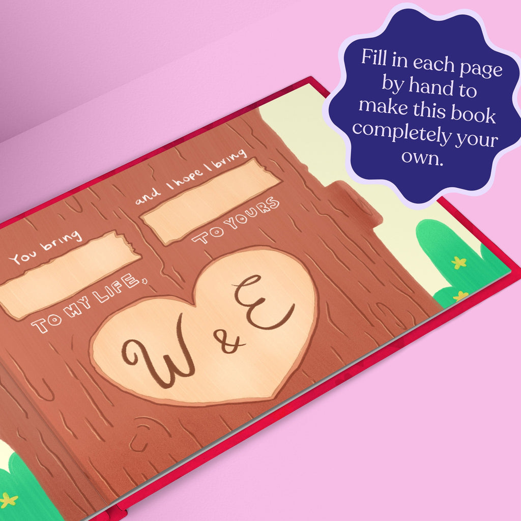 Inside page from I've Always Wanted to Tell You This, a personalized keepsake storybook