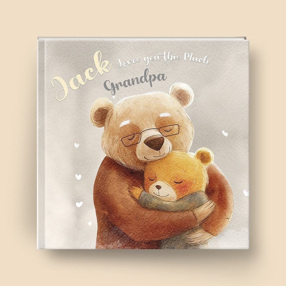 Cover of Loves Grandpa, a personalized keepsake storybook