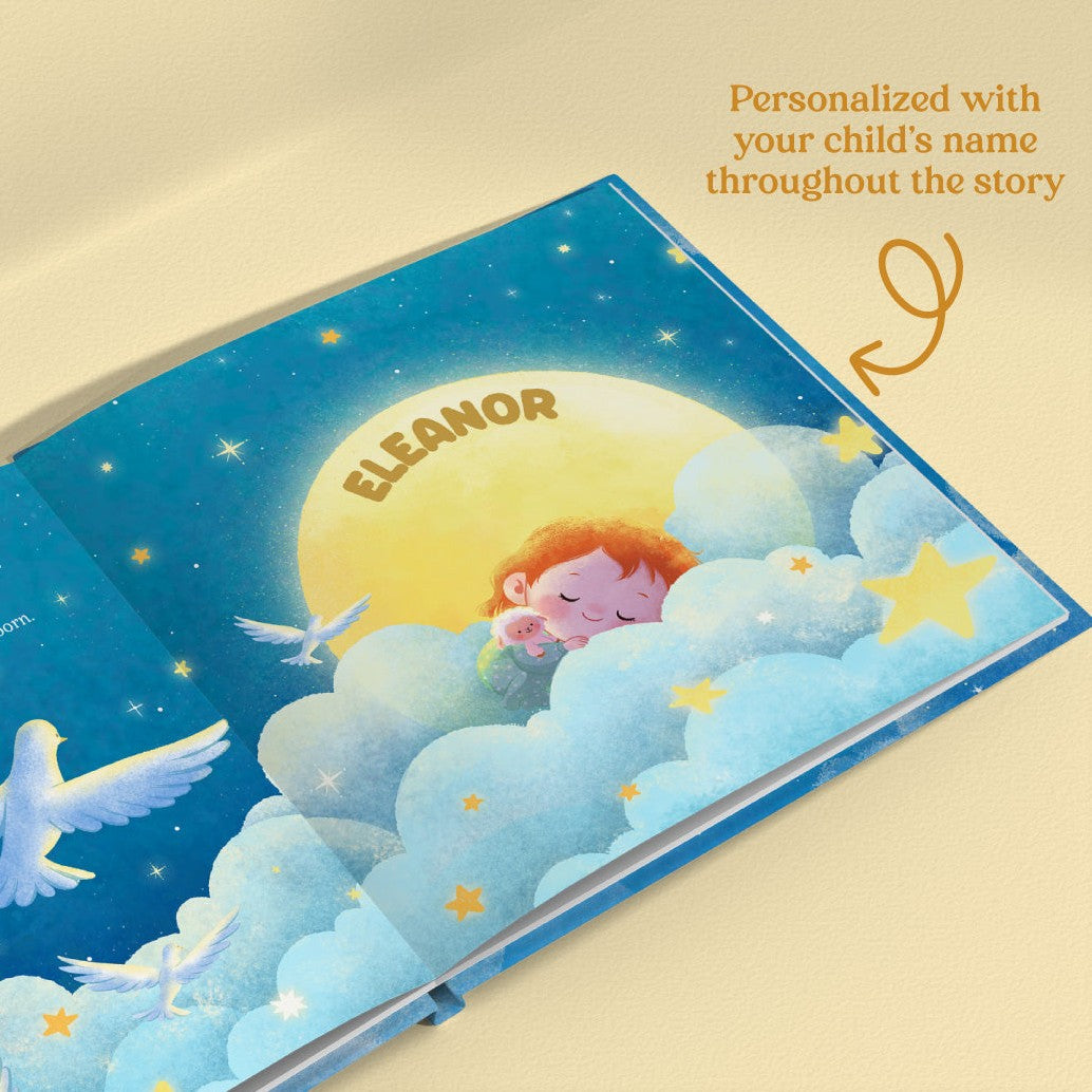 Inside page from Child Of God, a personalized faith storybook