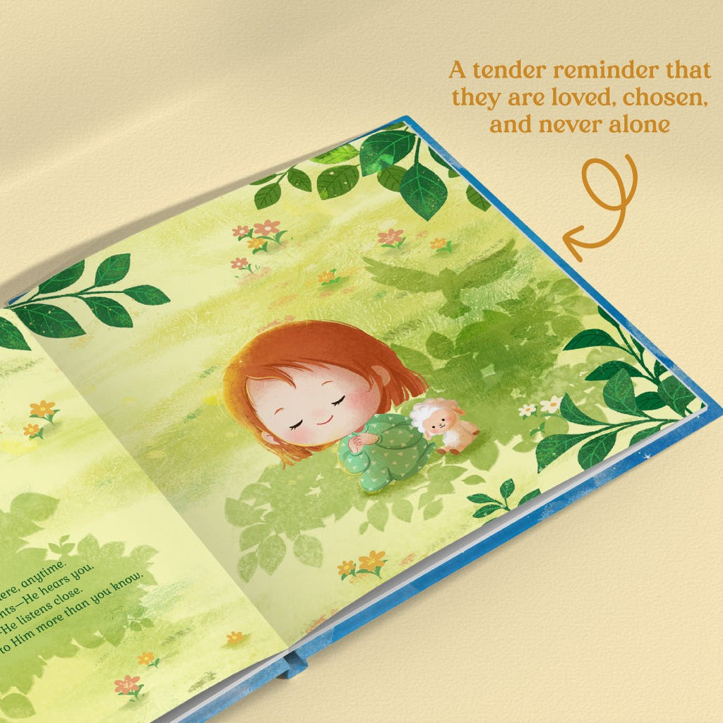 Inside page from Child Of God, a personalized faith storybook