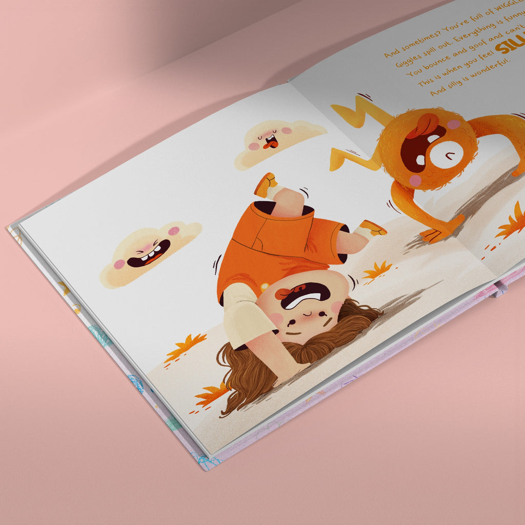 Inside page from Your Big Feelings, a personalized bedtime storybook