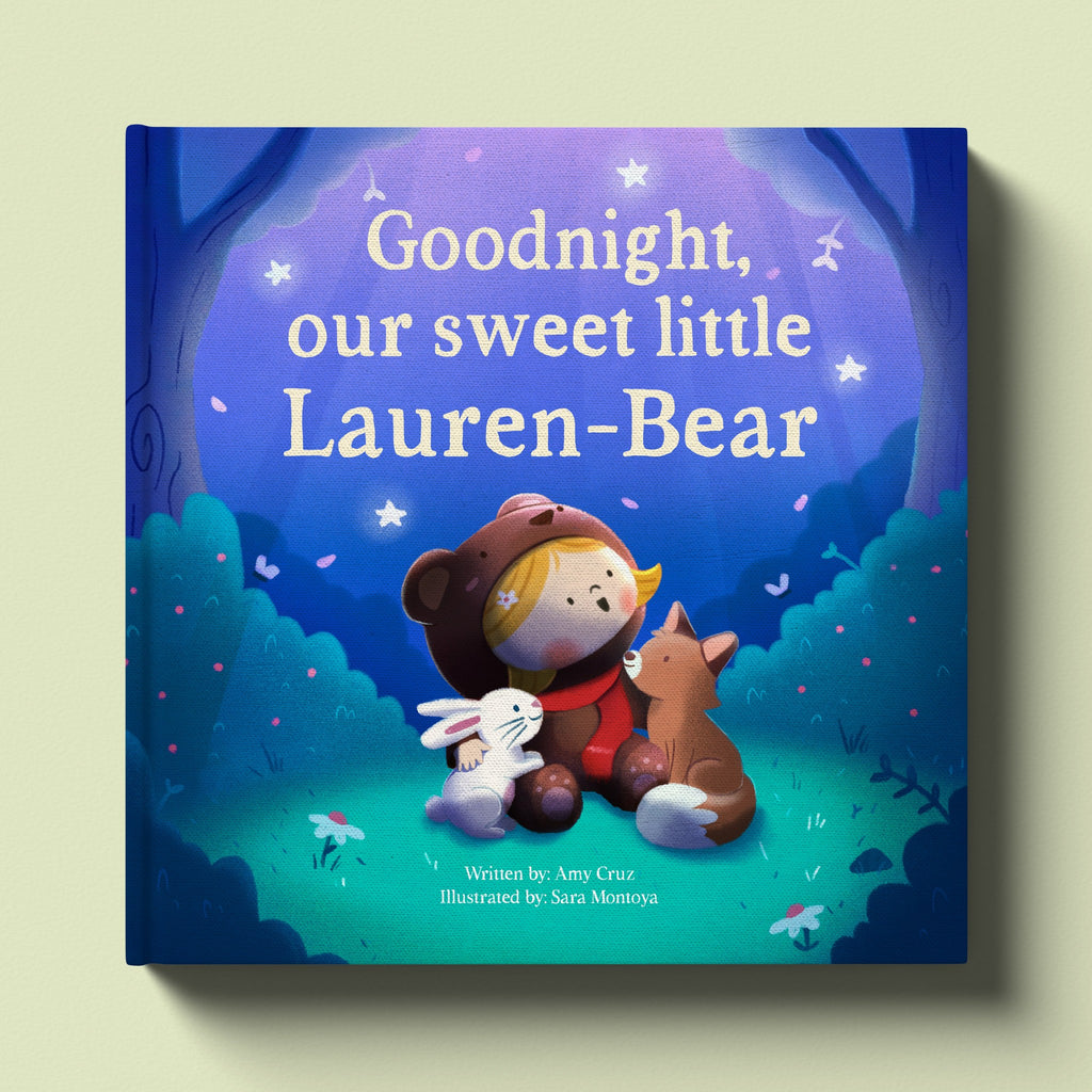Cover of Our Little Bear, a personalized keepsake storybook