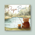 Cover of Papa Bear Est. YEAR, a personalized keepsake storybook
