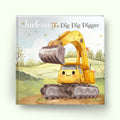 Cover of The Dig Dig Digger, a personalized illustrated adventure book
