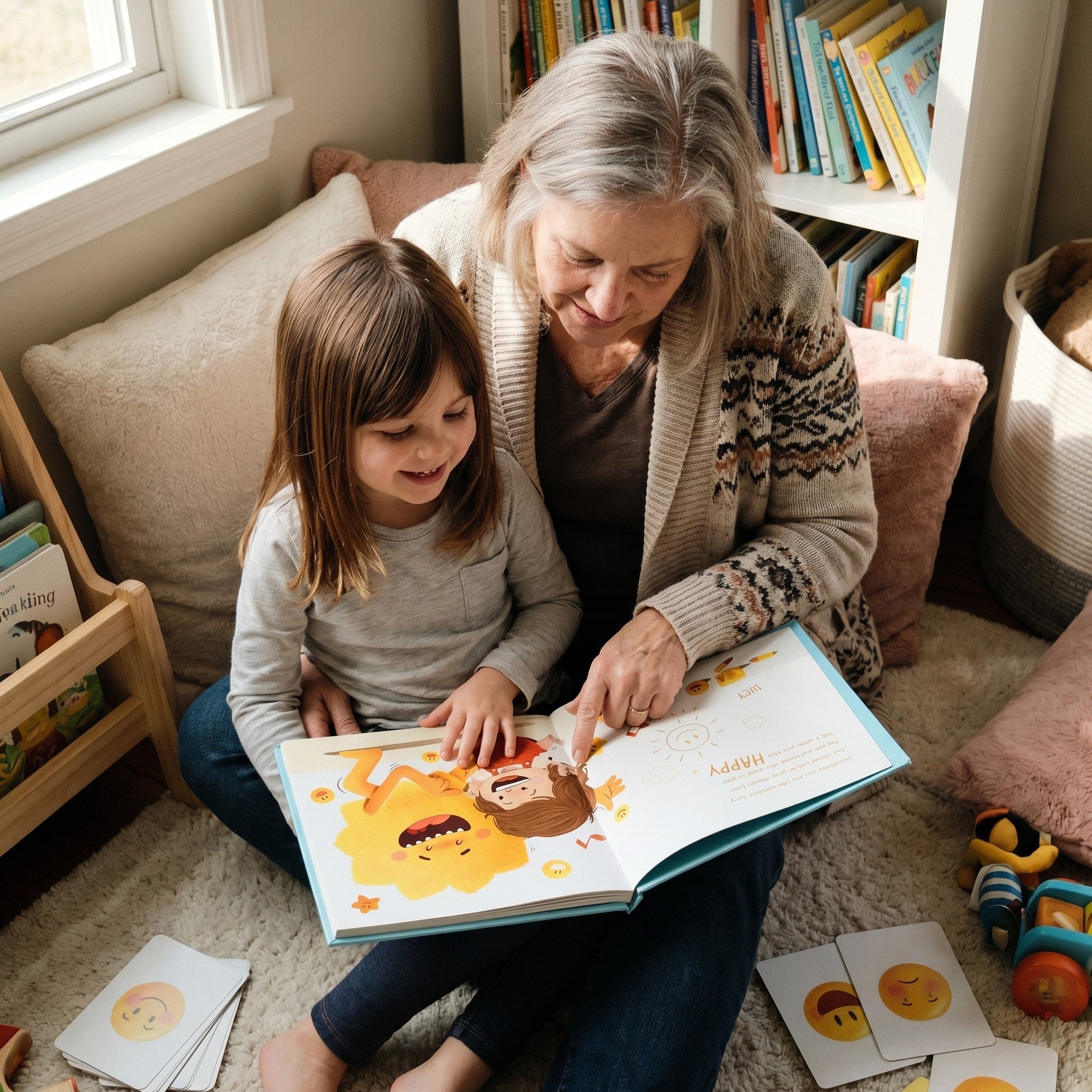 Inside page from Your Big Feelings, a personalized bedtime storybook