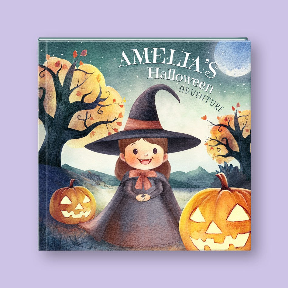 Cover of Halloween Adventure, a personalized holiday storybook