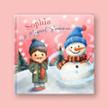 Cover of Magical Snowman, a personalized holiday storybook