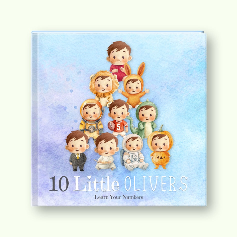 Cover of Baby Counting, a personalized milestone keepsake book